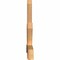 Ekena Millwork Alberta Smooth Timber Gable Bracket, Western Red Cedar, 60"W x 35"H x 3 1/2"D x 5 1/2"F, 14/12 Pitch GBW060X35X0406ALB00SWR - alternate 2